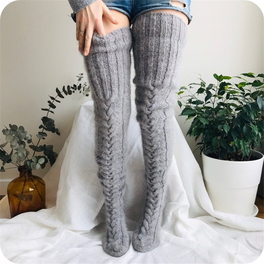 FuzzySoxy™ Comfiest Thigh High Socks